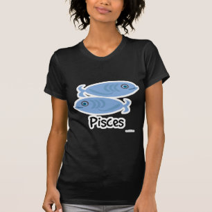 T-shirt Symbole d'astrologie Poisson Pisces mignonne Carto