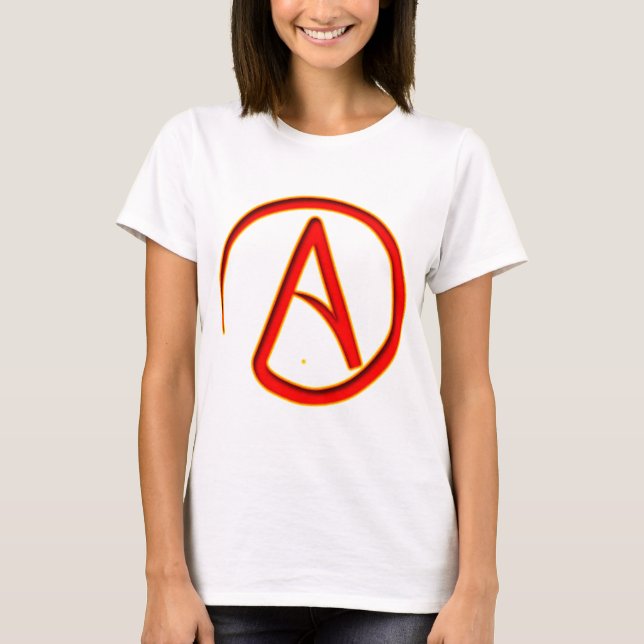 T-shirt Symbole d'athéisme (Devant)