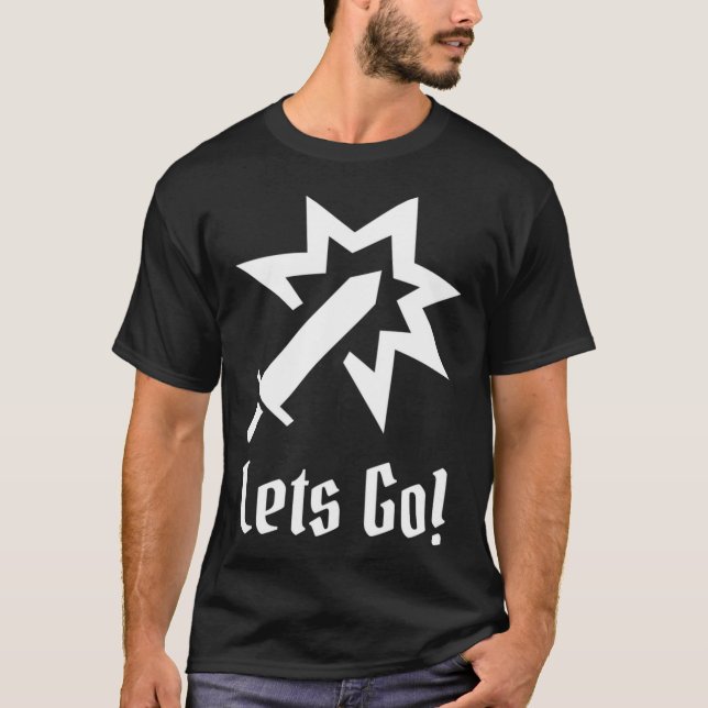T-shirt Symbole d'attaque Gloomhaven Lets Go Funny Board J (Devant)
