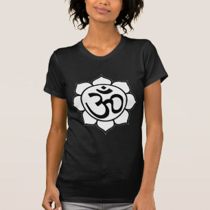 T-shirt Symbole d'Aum de fleur de Lotus