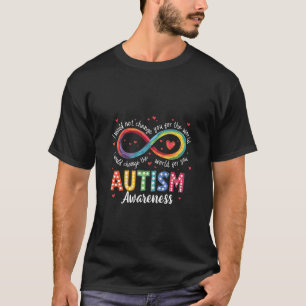 T-shirt Symbole d'autisme infini Sensibilisation sur l'aut