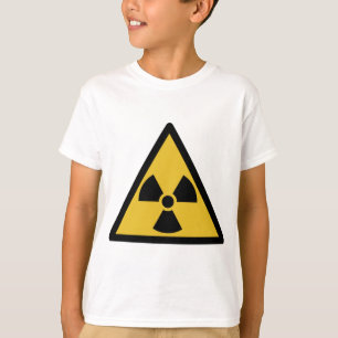 T-shirt Symbole d'avertissement de rayonnement (danger rad
