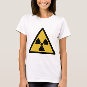 T-shirt Symbole d'avertissement de rayonnement (danger rad