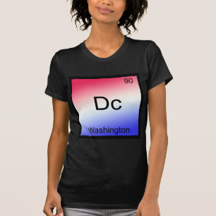 T-shirt Symbole Dc - Washington, City Chemistry Element