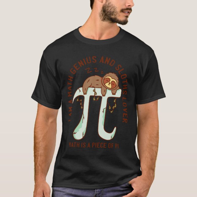 T-shirt Symbole de 14 Pi Math Sci (Devant)