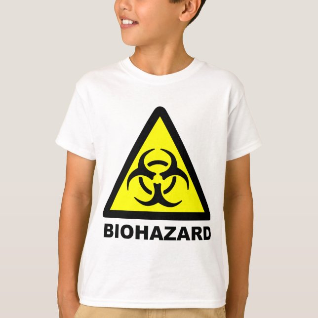 T-shirt Symbole de biodanger (Devant)