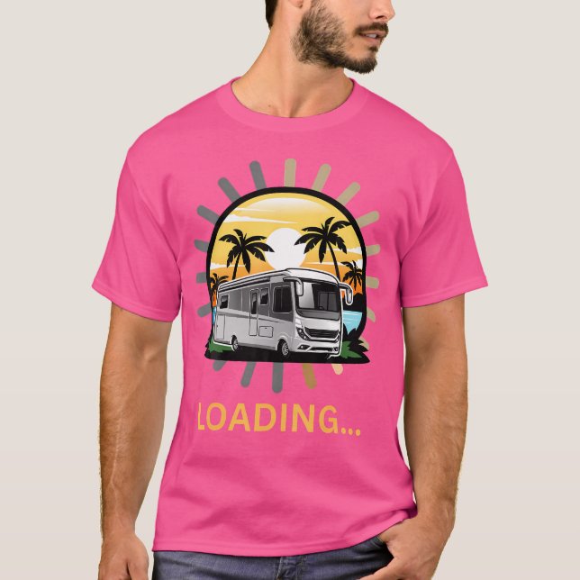T-shirt Symbole de chargement du camping-car Rv Funny (Devant)