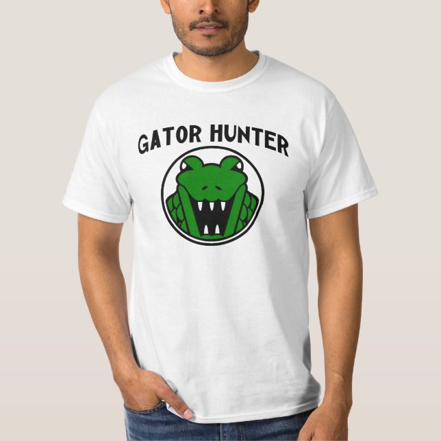 T-shirt Symbole de chasseur d'alligator (Devant)