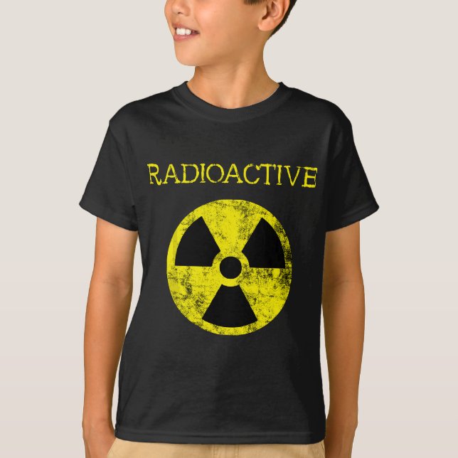T-shirt Symbole de chute du rayonnement nucléaire radioact (Devant)