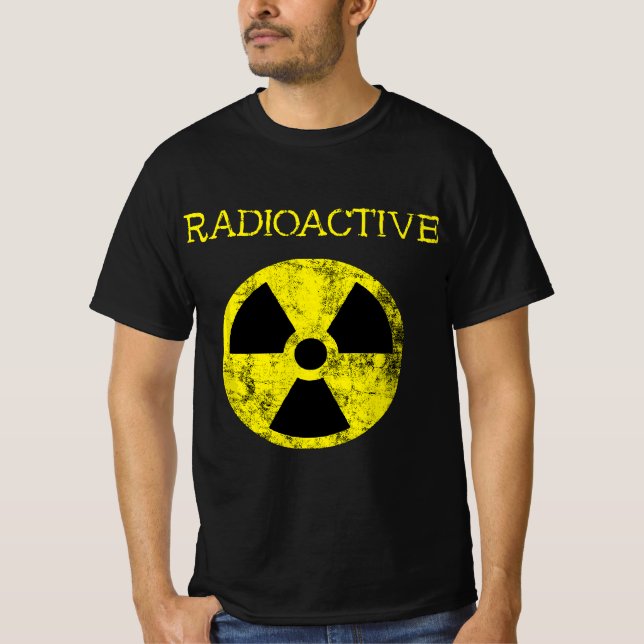 T-shirt Symbole de chute du rayonnement nucléaire radioact (Devant)