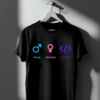 Symbole de codeur masculin féminin | Cadeau drôle