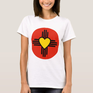 T-shirt Symbole de coeur de Zia
