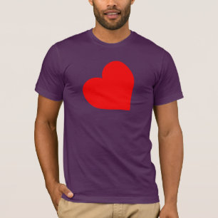 T-SHIRT SYMBOLE DE CŒUR EN CUIR