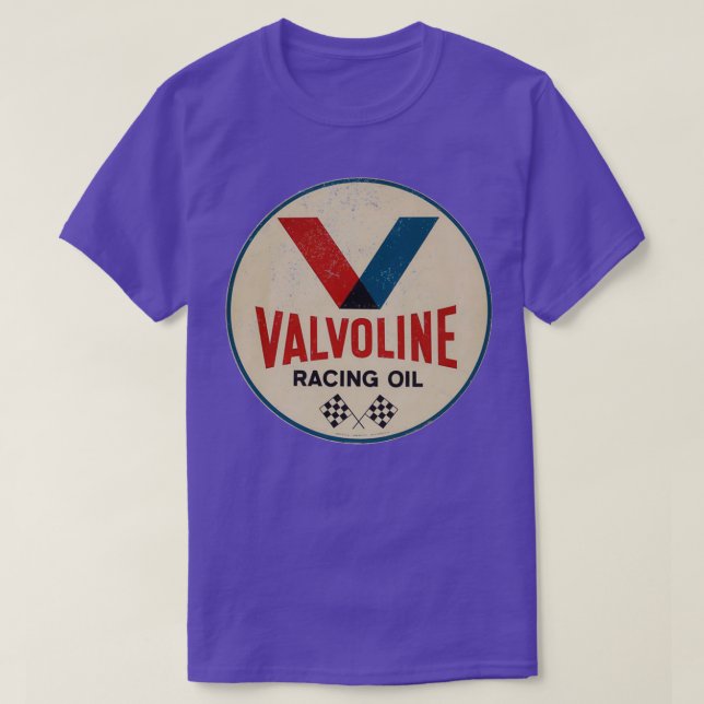 T-shirt Symbole de course Valvoline (Design devant)
