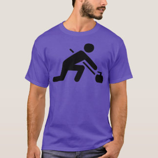 T-shirt Symbole de curling
