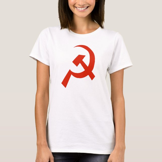 T-shirt Symbole de faucille marteau de l'URSS (Devant)