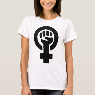 T-shirt Symbole de féministe de puissance de fille