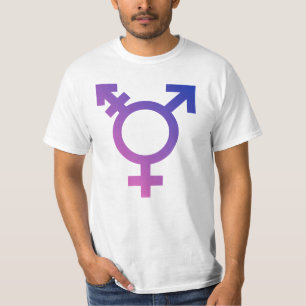 T-shirt Symbole de fierté trans
