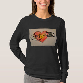 T-shirt Symbole de flottement de coeur