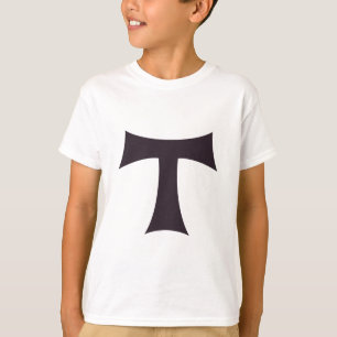 T-shirt Symbole de foi franciscaine de la Croix de Tau
