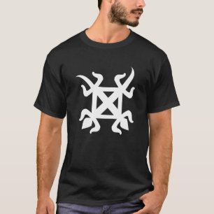 T-shirt Symbole de Funtunfunefu Adinkra de démocratie