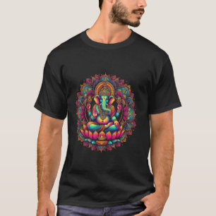 T-shirt Symbole de Ganesh Yoga Hindou Elephant Dieu Ganesh