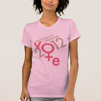 T-shirt Symbole de genre de vote d'Obama 2012