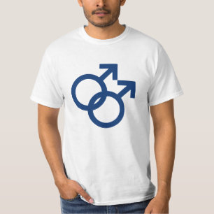 T-shirt Symbole de genre des hommes gays MLM