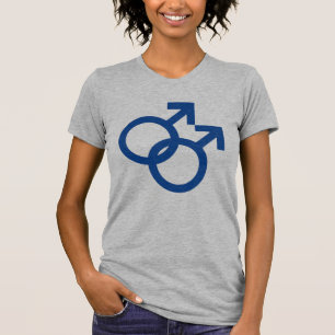 T-shirt Symbole de genre des hommes gays MLM