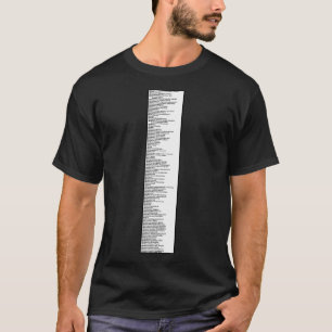 T-shirt Symbole de la bibliothèque Dewey système décimal p