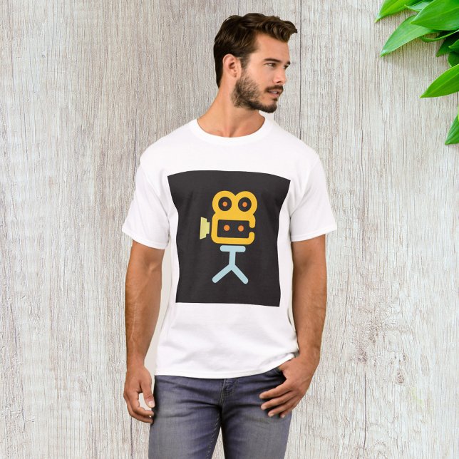 T-shirt Symbole de la caméra vidéo (Créateur téléchargé)