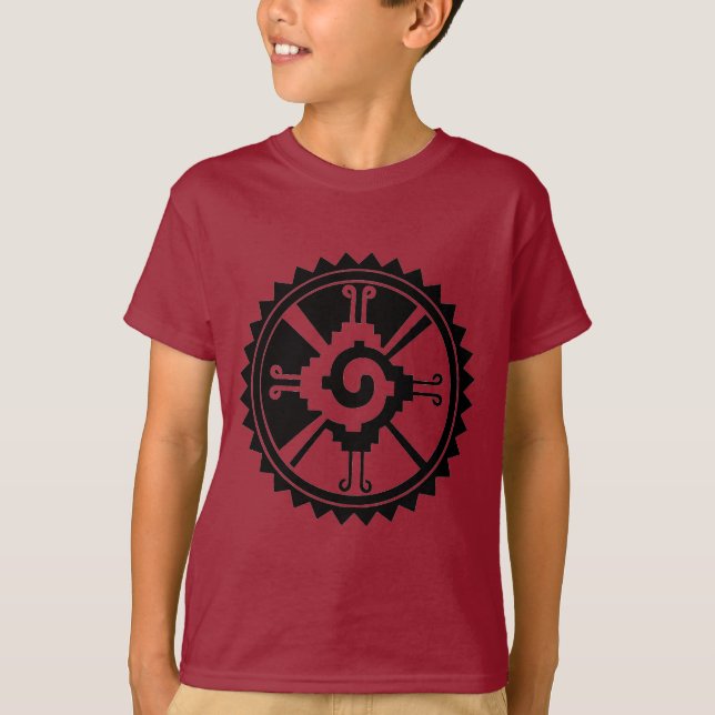 T-shirt Symbole de la déité maya Hunab Ku (Devant)