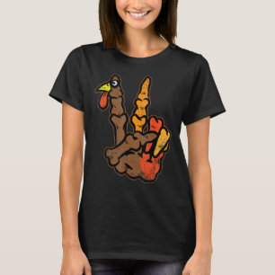 T-shirt SYMBOLE DE LA MAIN DE Squelette Turquie Jour de l'
