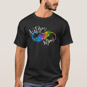 T-shirt Symbole de la neurodiversité Rainbow Infinity Auti
