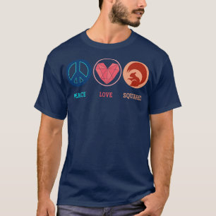 T-shirt SYMBOLE DE LA PAIX Amoureux des animaux Hippie Cad