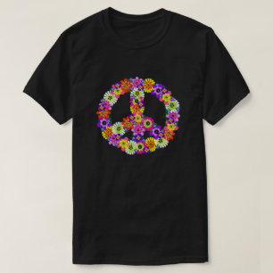 T-SHIRT SYMBOLE DE LA PAIX COULEUR