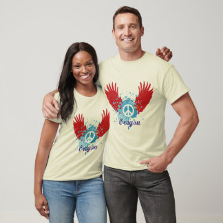 T-shirt SYMBOLE DE LA PAIX DE L'Oregon