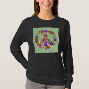 T-shirt SYMBOLE DE LA PAIX Floral