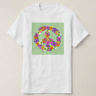T-shirt SYMBOLE DE LA PAIX Floral