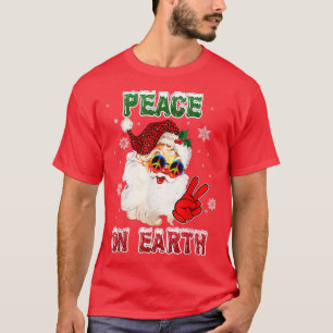 T-shirt SYMBOLE DE LA PAIX Joyeux Noël Chapeau de Noël
