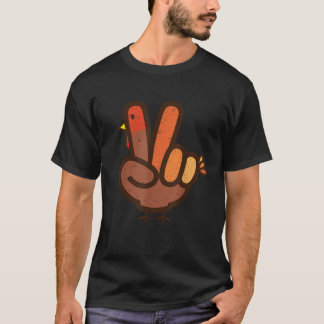 T-shirt SYMBOLE DE LA PAIX NON Turquie MAIN Ados Famille M