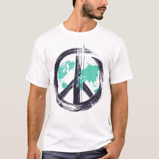 T-SHIRT SYMBOLE DE LA PAIX SYMBOLE DE LA PAIX MAIN HOMME F