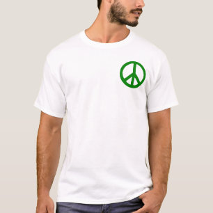 T-shirt Symbole de la paix verte