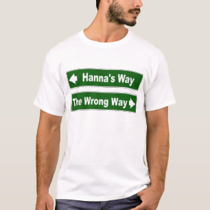 T-shirt SYMBOLE DE LA ROUTE Hanna Hanna Hannay