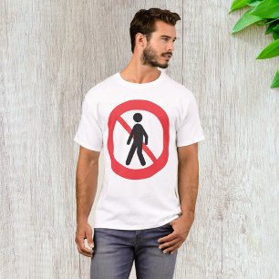 T-shirt Symbole de la route piétonne