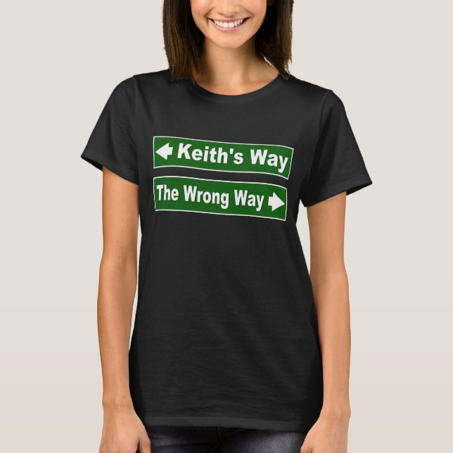 T-shirt Symbole de la rue Way de Keith Chemise Clan écossa (Devant)