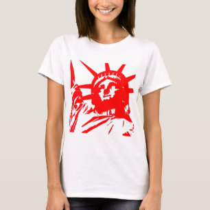 T-shirt Symbole de la Statue de la Liberté Pop Art USA