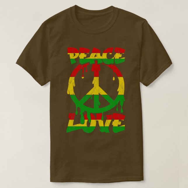 T-SHIRT SYMBOLE DE L'AMOUR DE LA PAIX (Design devant)