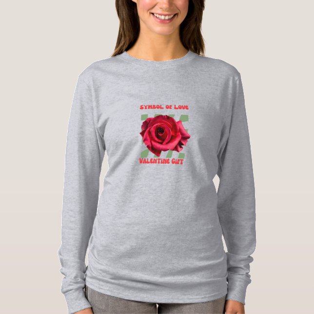 T-shirt Symbole de l'Amour - Saint Valentin (Devant)