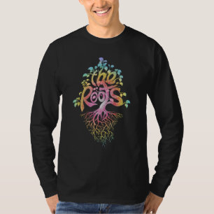 T-shirt Symbole de l'Arbre de Vie Rétro Ambiance 60's 70's